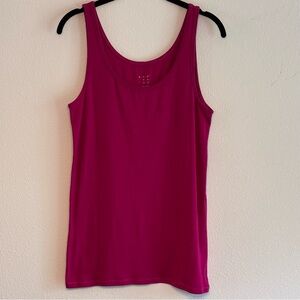 A new day Women's Vibrant Pink Sleeveless Top Size - XXL